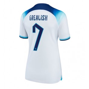 England Jack Grealish #7 Replika Hjemmebanetrøje Dame VM 2022 Kortærmet